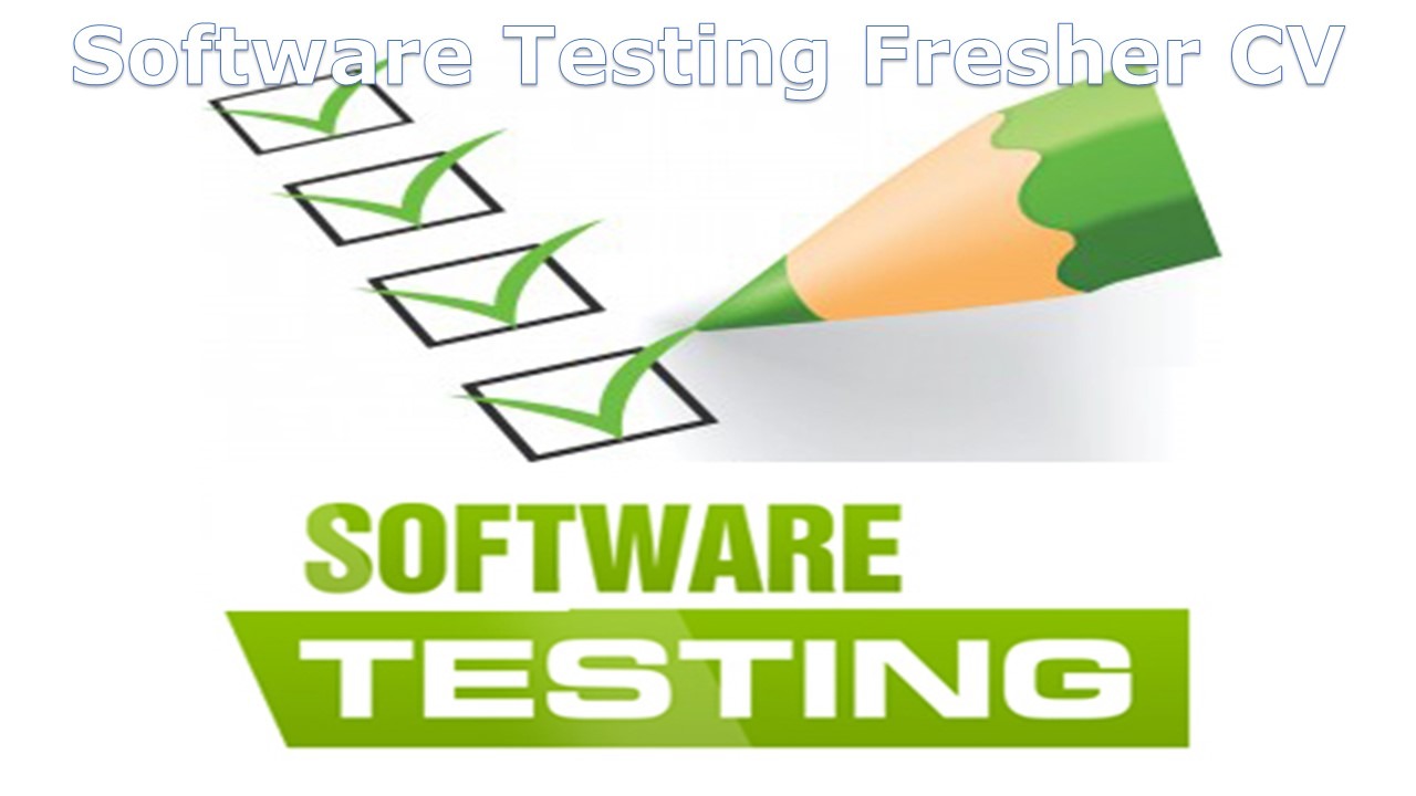 Software Testing Fresher Resume