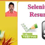 Selenium Tester Resume