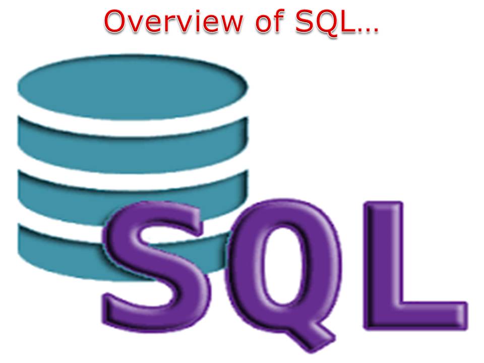 SQL Overview