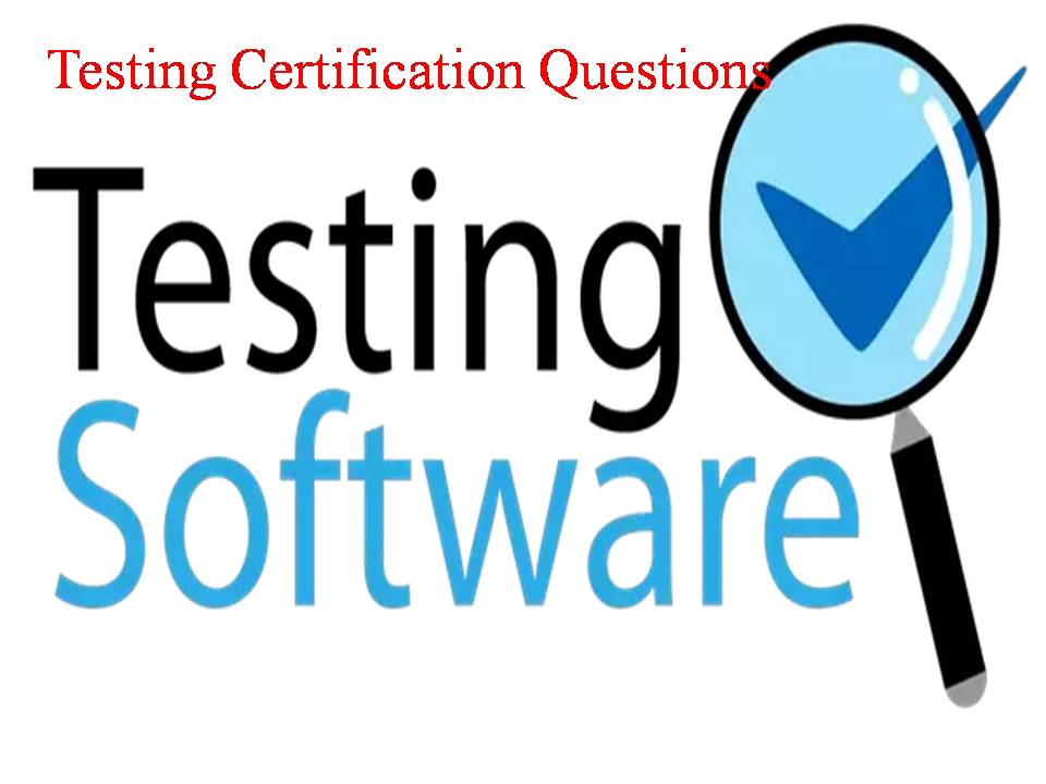 Software Testing Certification.