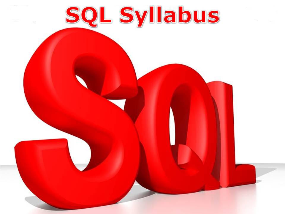 SQL Syllabus