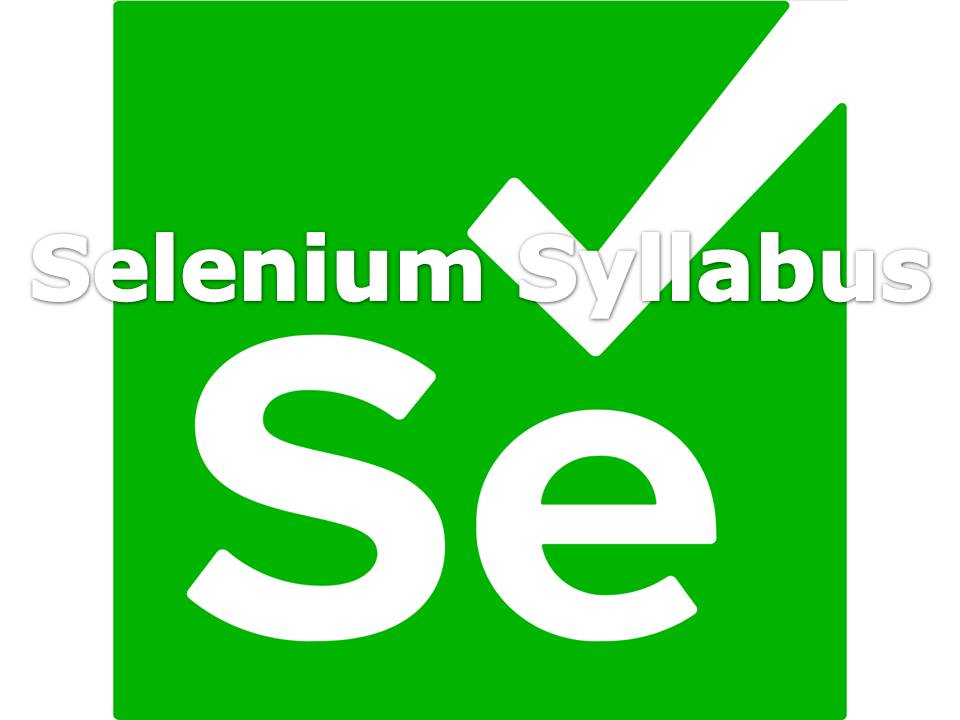 Selenium Tutorial