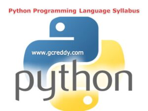 Python Programming Language Syllabus