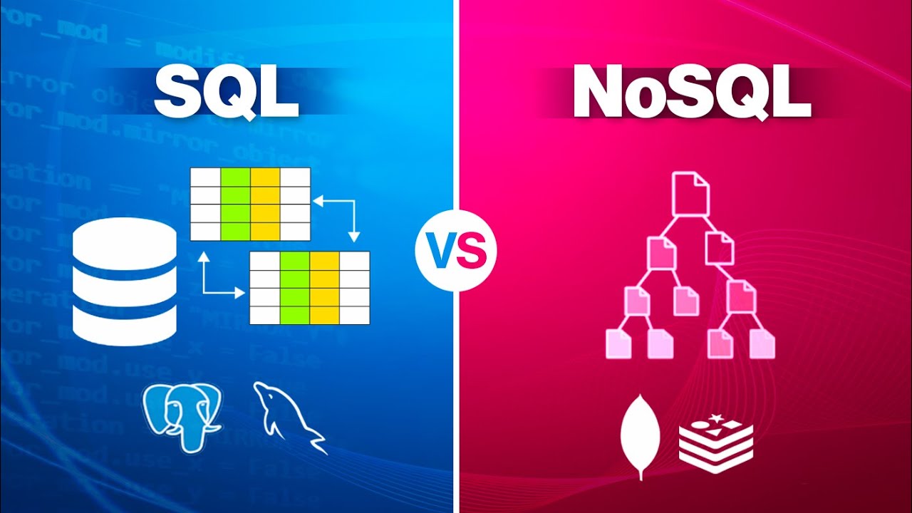 Difference between SQL and NoSQL